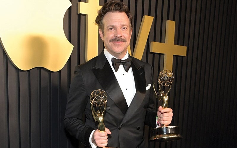 Jason Sudeikis attends the Apple TV+ Primetime Emmy Reception Red Carpet at Mother Wolf