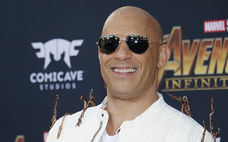 Vin Diesel at the Avengers: Infinity War Premiere