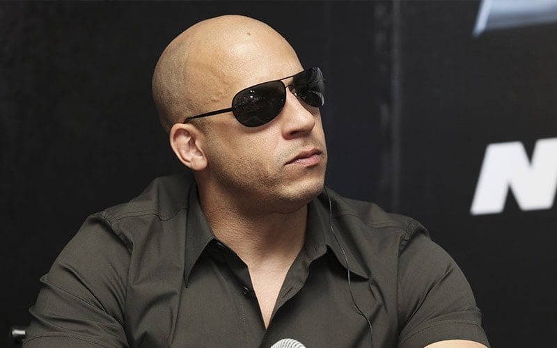 Actor Vin Diesel attends the Fast and Furious photo call & press conference