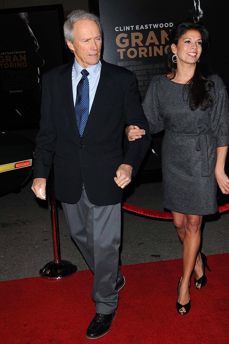 Clint Eastwood and Dina Eastwood at the World Premiere of Gran Torino