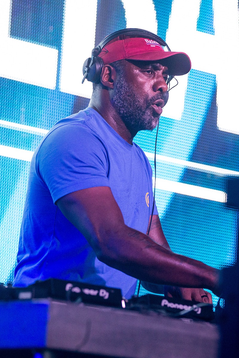 Idris Elba performing live during the South West Four Festival in London