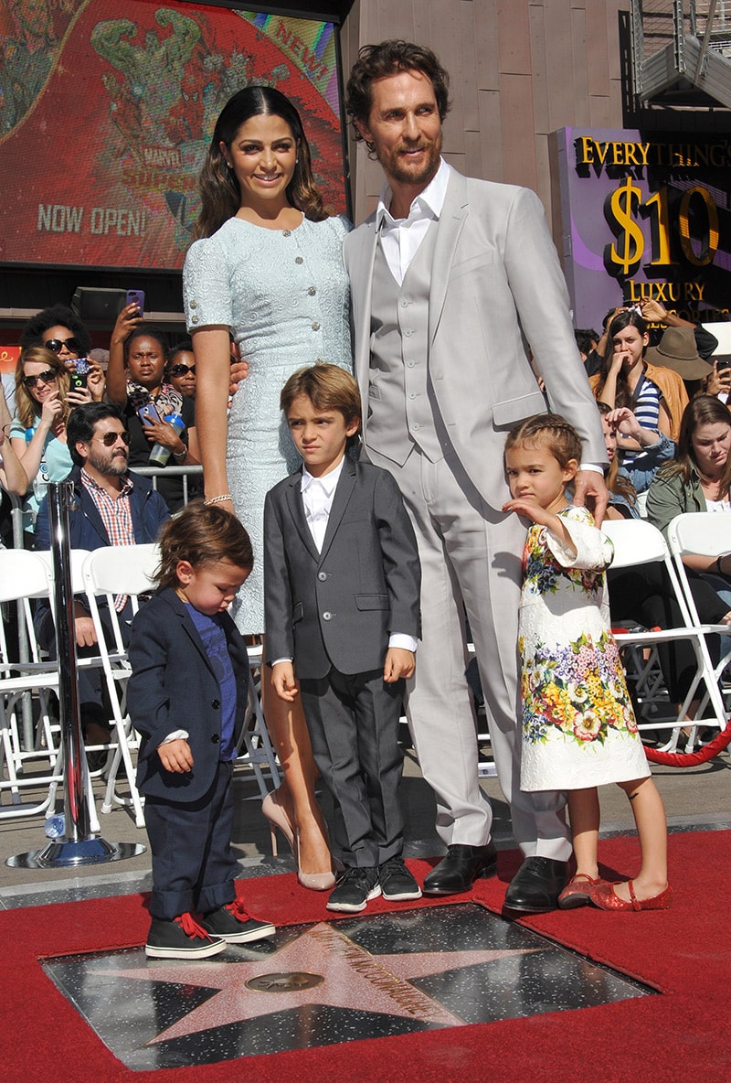Matthew McConaughey Family: Wife Camilla Alves and children