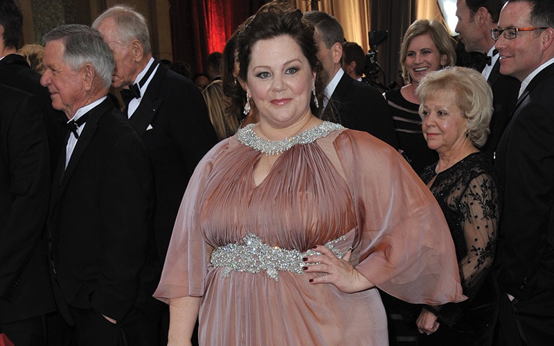Melissa McCarthy arriving at the Bridesmaids premiere