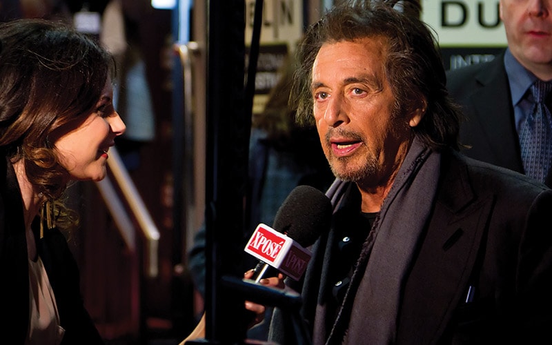 Al Pacino interviewed at premiere of his Wilde Salome movie