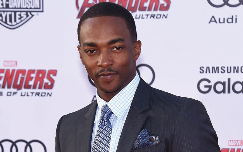 Anthony Mackie arrives to the Avengers: Age of Ultron World Premiere