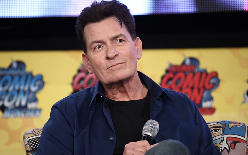 Charlie Sheen attends German Comic Con