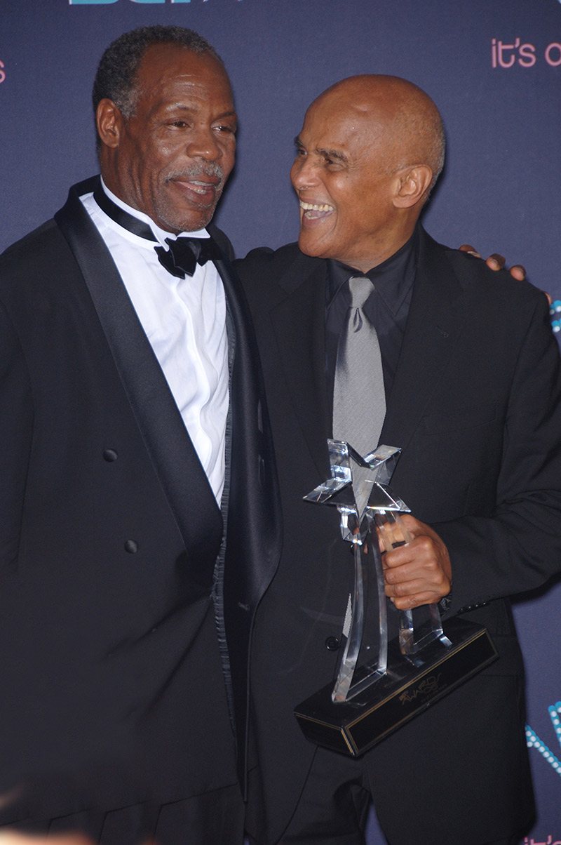 Harry Belafonte and Danny Glover at the 2006 BET Awards