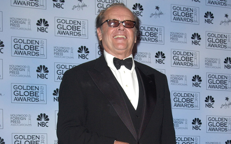 Jack Nicholson at the 60th Annual Golden Globe Awards