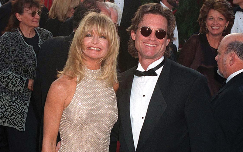 Kurt Russell and Goldie Hawn at the Academy Awards