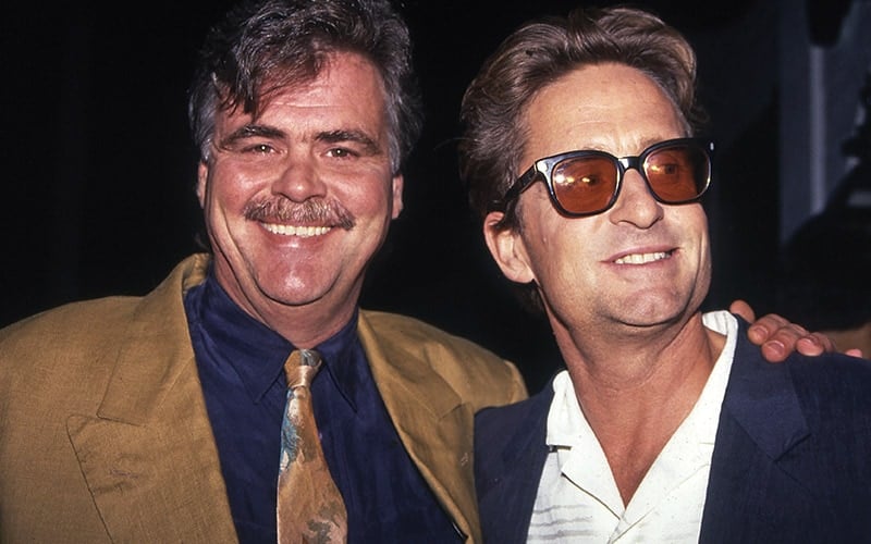 Michael Douglas with his brother Joel 