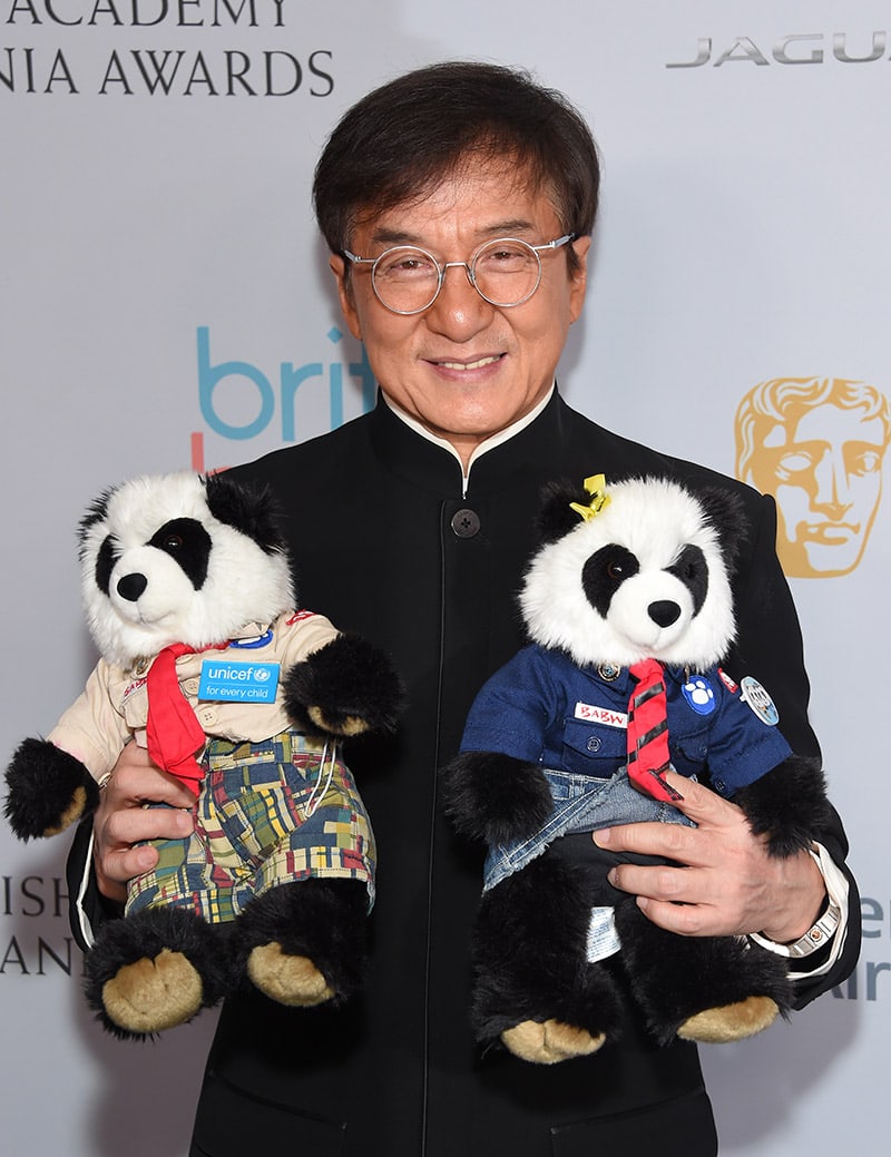 Jackie Chan arrives for the 2019 British Academy Britannia Awards