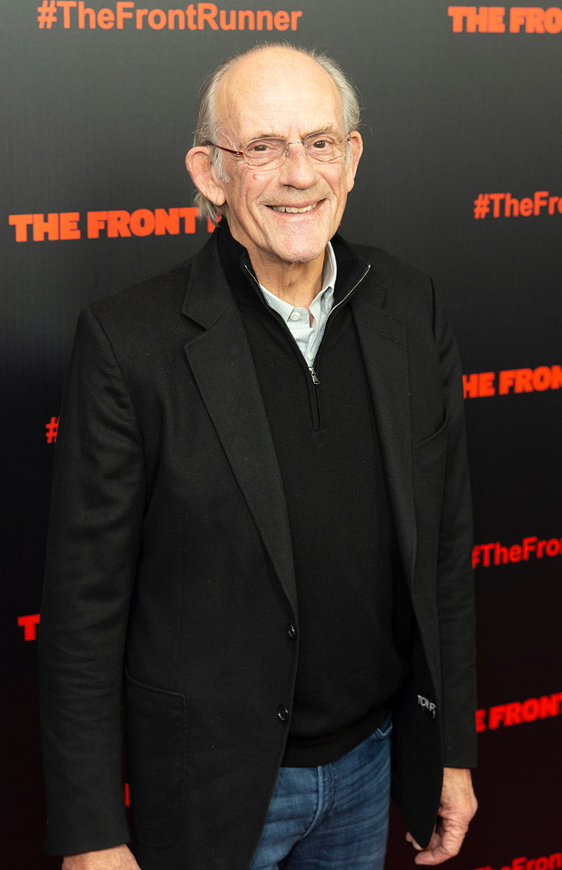 Christopher Lloyd attends premiere The Front Runner