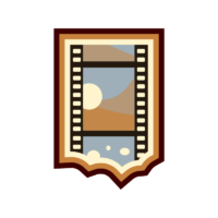Film Strip Fan Badge