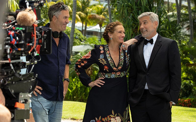 Ol Parker, Julia Roberts, and George Clooney - Ticket to Paradise
