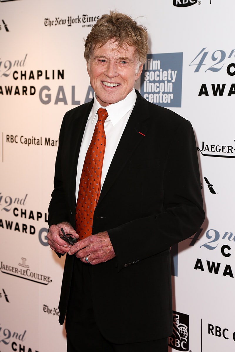 Robert Redford attends the 42nd Chaplin Award Gala
