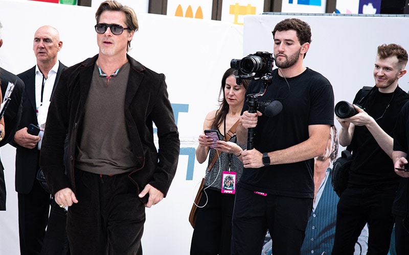 Brad Pitt at Film Premiere