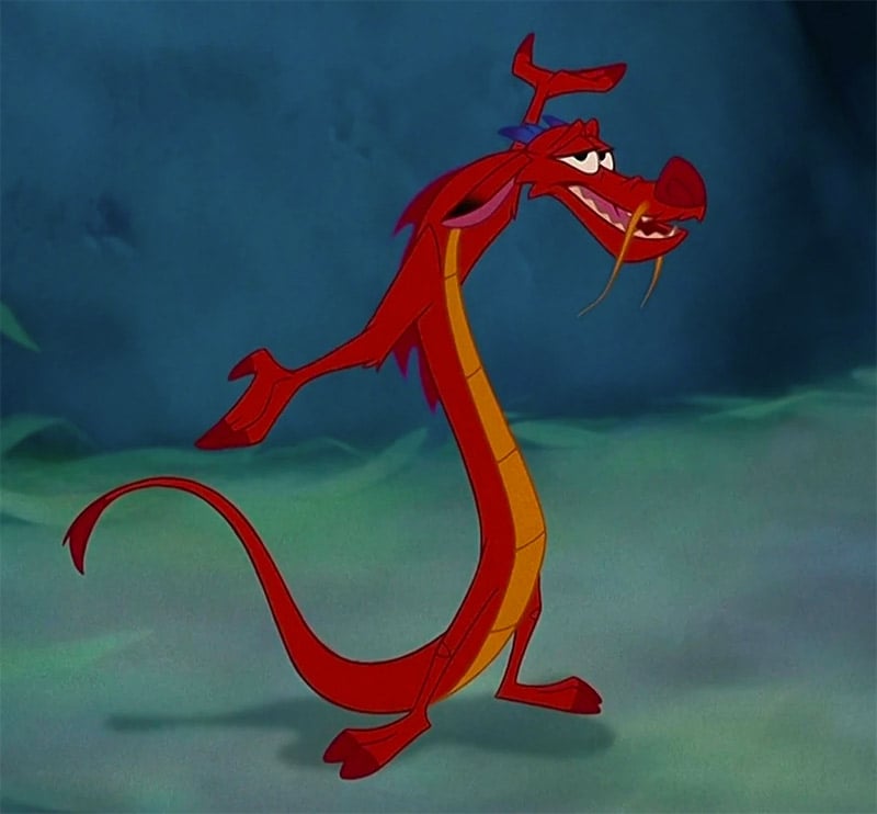 Eddie Murphy voiced Mushu in Mulan