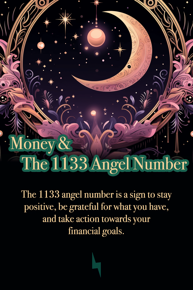 1133 angel number money