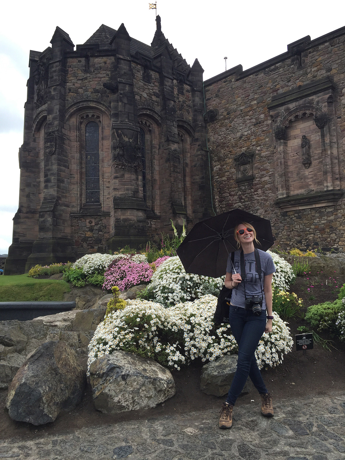 Emma at Edinburgh Castle